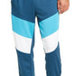 Ideology Men's Colorblocked Track Pants Turq Size Small