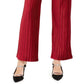 Alfani Women's Petite Pleated Velvet Pants Red Size Medium