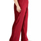 Alfani Women's Plus Size Pull-On Velvet Wide-Leg Pants Red Size Extra Large