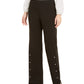 Alfani Women's Riveted Wide-Leg Pants Black Size Medium