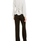 Alfani Women's Riveted Wide-Leg Pants Black Size Medium