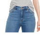 Maison Jules Women's Crewneck Elbow-Sleeve Top Gray Size Extra Small