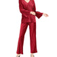 Alfani Women's V-Neck Ribbed Velvet Top Wine Size Extra Small