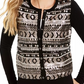 Charter Club Women's Sequined Fair Isle Cardigan Black Size X-Large