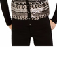 Charter Club Women's Sequined Fair Isle Cardigan Black Size X-Large