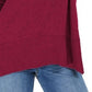 Style & Co Women's Drop-Shoulder V-Neck Tunic Red Size X-Large