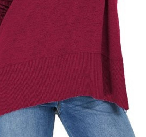 Style & Co Women's Drop-Shoulder V-Neck Tunic Red Size X-Large