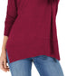 Style & Co Women's Drop-Shoulder V-Neck Tunic  Red Size Extra Small