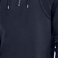 INC International Concepts Men's Pieced Quarter-Zip Hoodie Dark Blue Size XXX Large