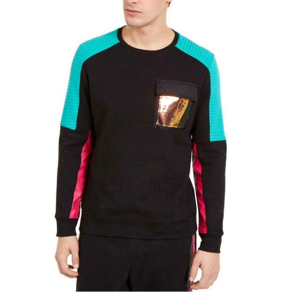 INC International Concepts Men's Elevation Sweatshirt Black Size 2 Extra Large