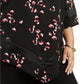 Alfani Women's Plus Size Printed Pointed-Hem Top Black Size 3X