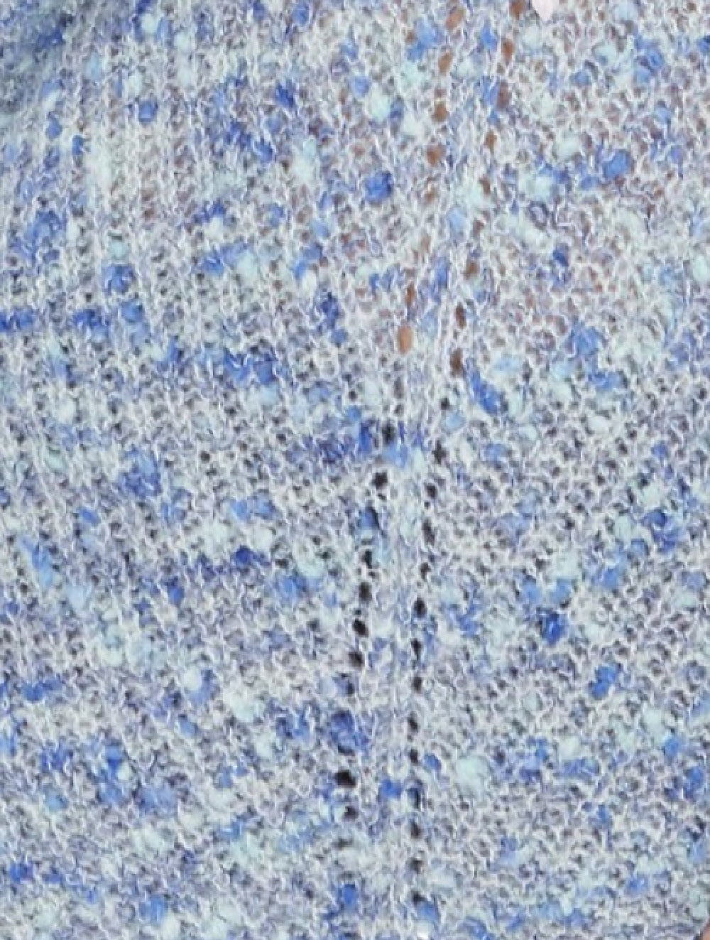 Style & Co Women's V-Neck Dolman-Sleeve Sweater Blue Extra Small