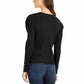 INC International Concepts Women's Puff-Sleeve Cardigan Black Size Large