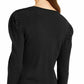 INC International Concepts Women's Puff-Sleeve Cardigan Black Size X-Large