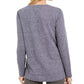 Style & Co Women's Sparkle Graphic Sweatshirt Navy Size Medium