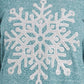 Style & Co Women's Petite Snowflake-Graphic Sweatshirt Green Size Extra Large
