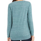 Style & Co Snowflake Graphic Sweatshirt Green Size XX-Large