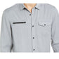 INC International Concepts Men's Lyocell Shirt Grey Size Medium