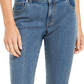 INC International Concepts Women's Petite Embellished Front Skinny Jeans Blue Size 1