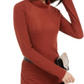 INC International Concepts Women's Shimmer Turtleneck Brown Size Large