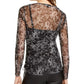INC International Concepts  Women's Ruched Tie-Hem Top Black Size Extra Large