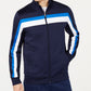 Club Room Men's Stripe Track Jacket Navy Size Small
