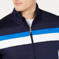 Club Room Men's Stripe Track Jacket Navy Size Small