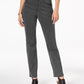 Style & Co Women's Rail Tummy-Control Straight-Leg Jeans Black Smudge Size 4