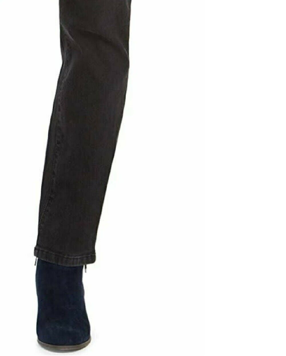 Style & Co Tummy-Control Straight-Leg Jeans Black Size 6