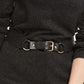 INC International Concepts Women's Belted Tunic Sweater Charcoal Size Extra Large