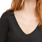 INC International Concepts Women's Belted Tunic Sweater Gray Size Small