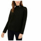 INC International Concepts Women's Side Zip-Up Sweater Black - Size X-Large
