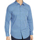Tasso Elba Men's Marcello Printed Shirt Blue Size Extra Large