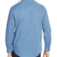 Tasso Elba Men's Marcello Printed Shirt Blue Size Extra Large