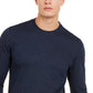Alfani Men's Classic-Fit Stretch Stripe Knit Sweatshirt Navy