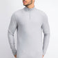 Alfani Men's Lightweight Ribbed Quarter-Zip Pullover Gray Size Extra Large