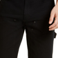 Sun + Stone Men's Rowland Relaxed Fit Carpenter Pants Deep Black Size 32x30