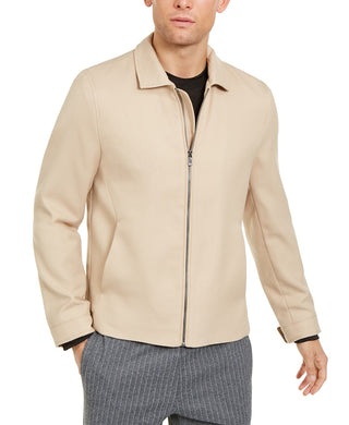 Alfani Men's Full-Zip Jacket Brown Size Extra Large