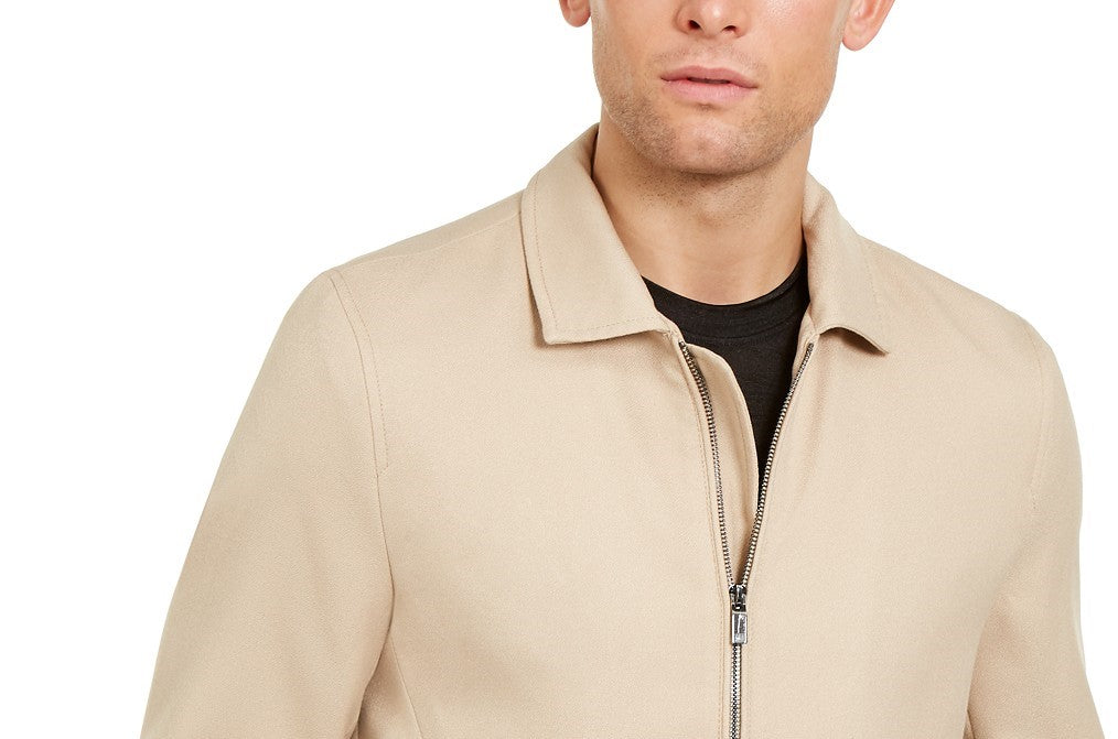 Alfani Men's Full-Zip Jacket Brown Size Extra Large