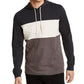 Sun + Stone Men's Colorblocked Hoodie Black Size Small
