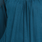 Style & Co Women's Crochet-Yoke Top Blue Size Medium