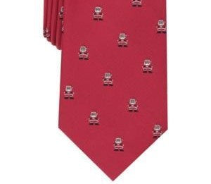 Club Room Men's Classic Santa Neat Tie Red Size Regular