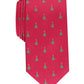 Club Room Men's Classic Evergreen Neat Tie Red Size Regular