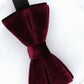 Alfani Men's Pre-Tied Velvet Bow Tie & Pocket Square Set Red Size Regular