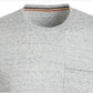 Sun + Stone Men's Blair Contrast Neck Stitch T-Shirt White Size X-Large