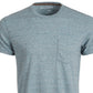Sun + Stone Men's Devin Contrast Chain Stitch T-Shirt,Navy Size Medium