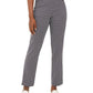 JM Collection Women's Jacquard Pull-On Pants Blue Size Medium