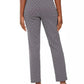 JM Collection Women's Jacquard Pull-On Pants Blue Size Medium