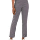 JM Collection Women's Jacquard Pull-On Pants Blue Size Small