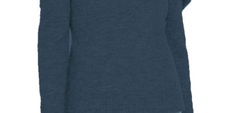 INC International Concepts Women's Puff-Sleeve Sweater Navy Size XX-Large